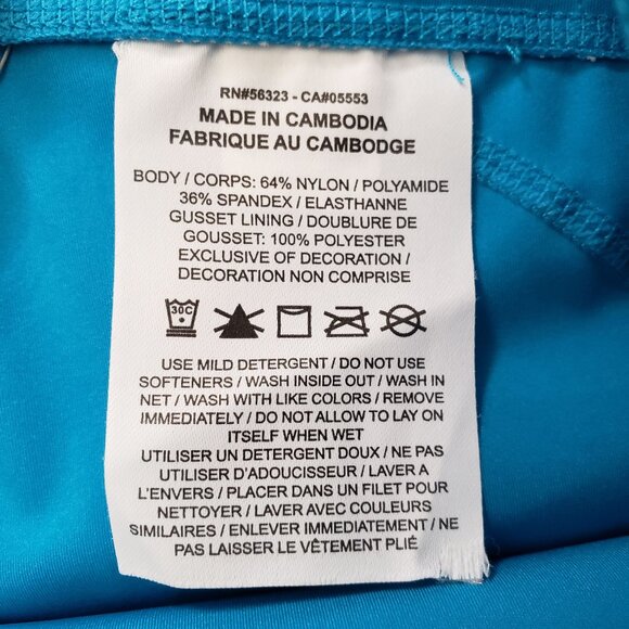 Nike Dri-Fit Boutique Bungee Training Tights Bright Blue Size Small Petite - Picture 7 of 10